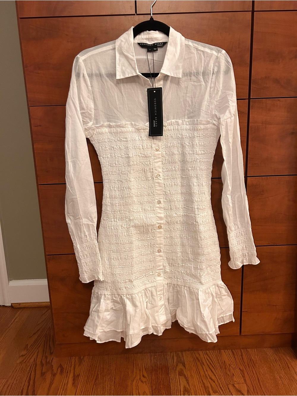 Veronica Beard White Mini Dress